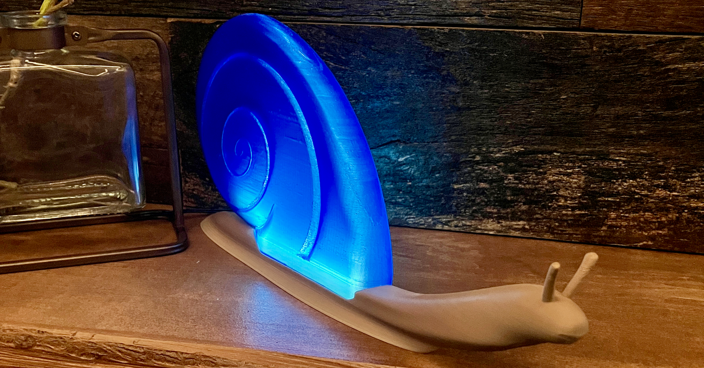Whimsical Snail Tabletop Nightlight