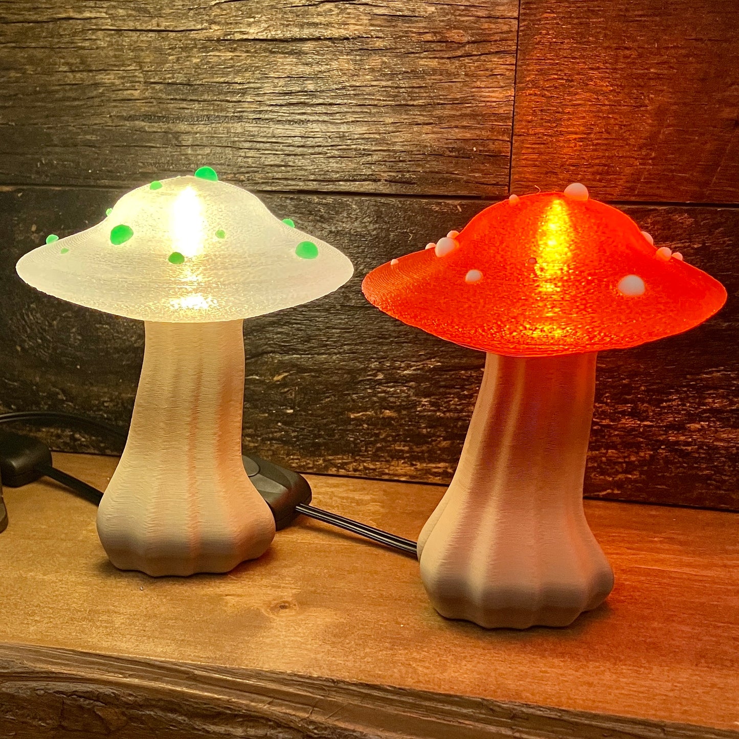 Whimsical Mushroom Tabletop Nightlight