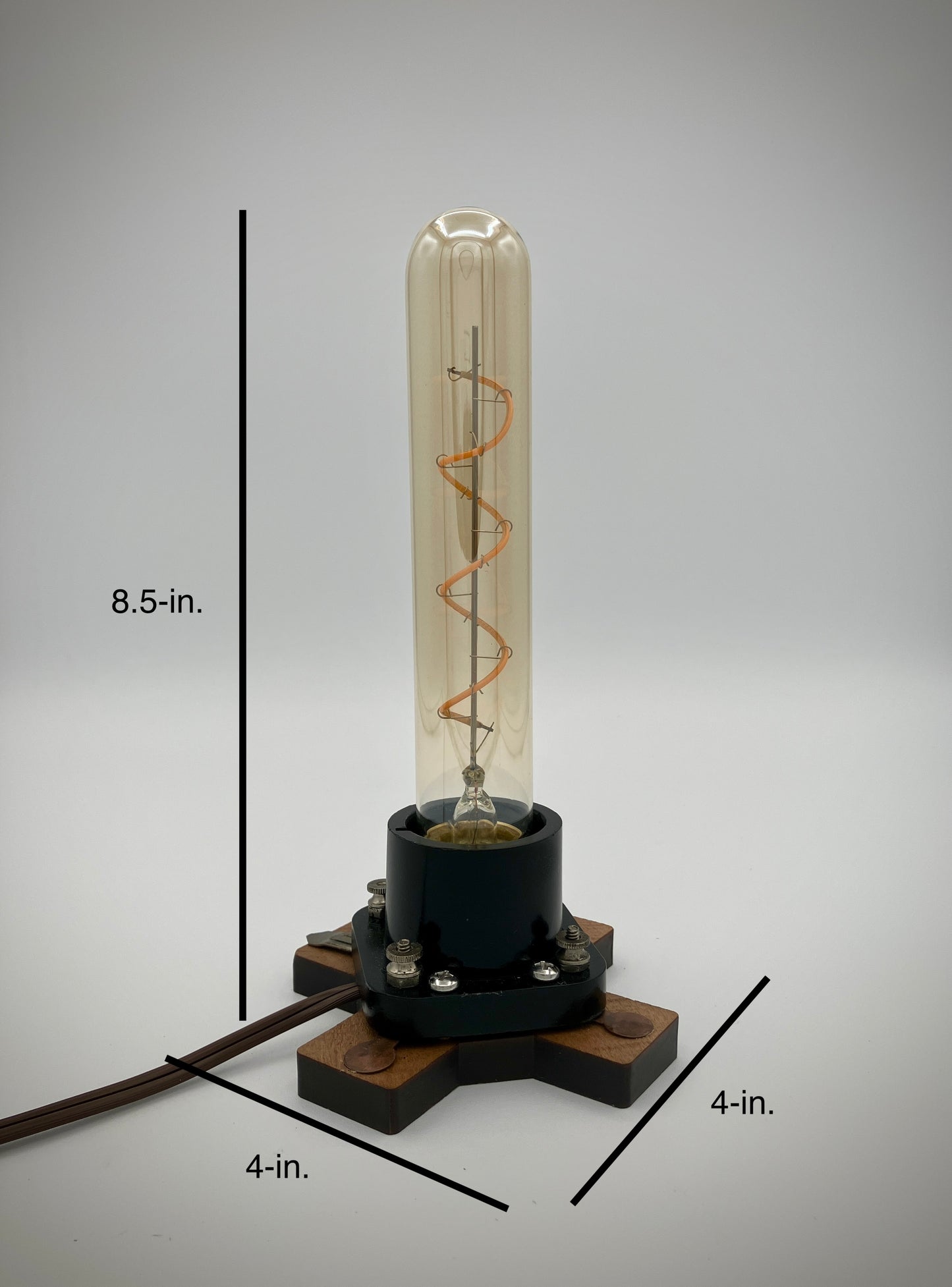 Vintage Amplifier Vacuum Tube Socket Luminary Sculpture - The Contraptory