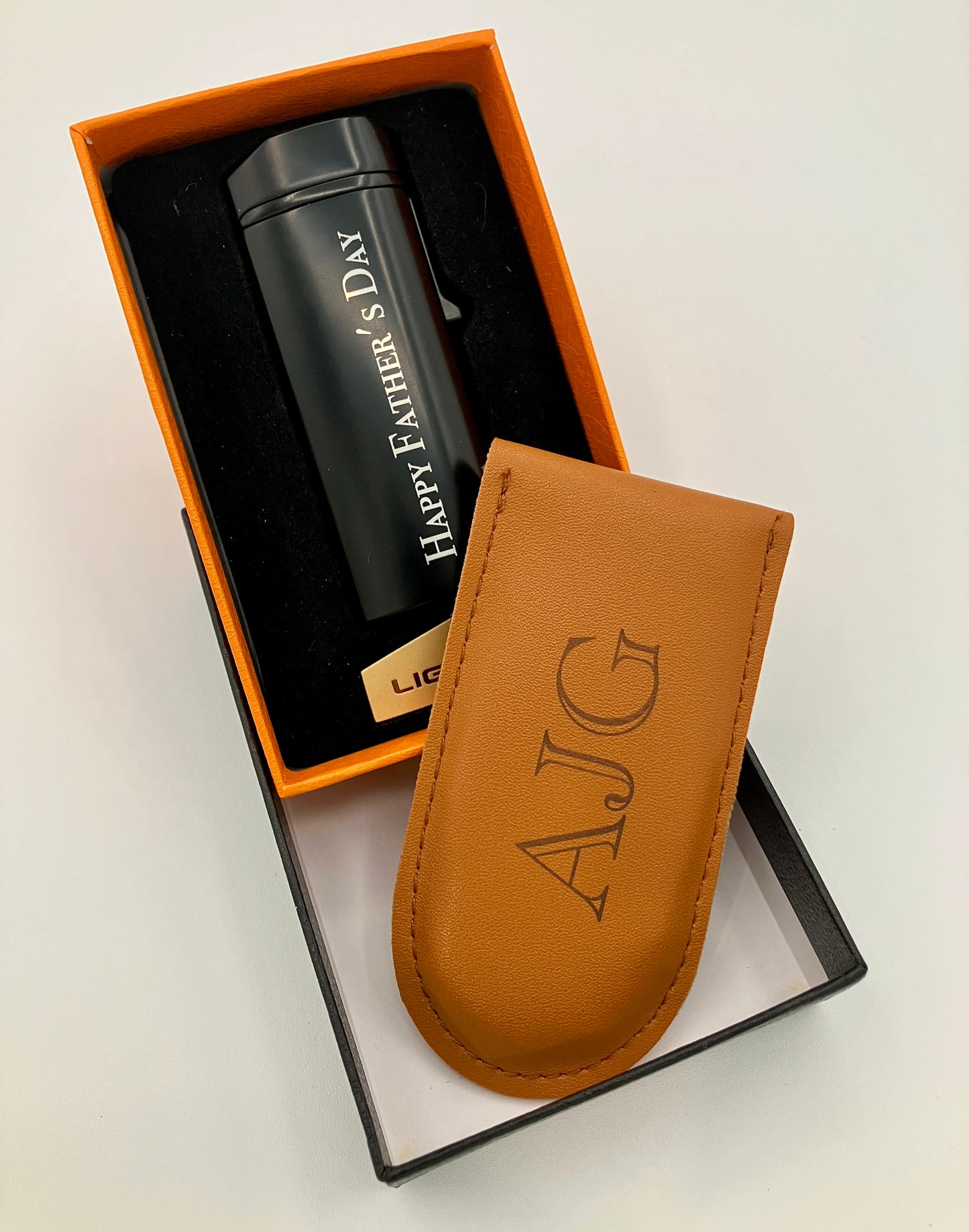 Personalized Cigar Lighter and Cutter Set - The Contraptory