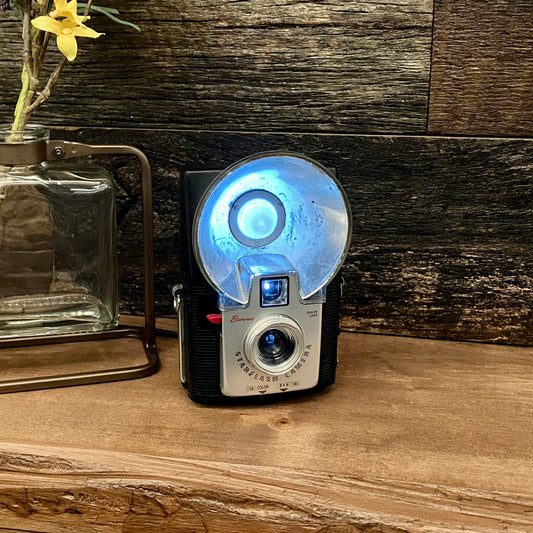 Upcycled Kodak Brownie Camera Nightlight – Vintage Photography Decor - The Contraptory